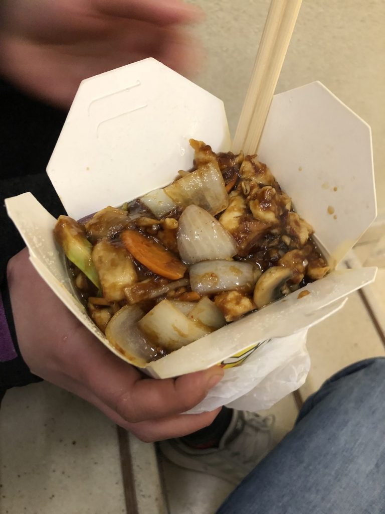 Makaron chiński w Asia Snack’s Box Wiedeń